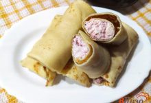 Photo of Блины с творогом и вареньем