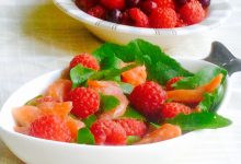 Photo of Летний салат с малиной