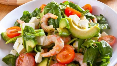 Photo of Салат с морепродуктами и огурцом