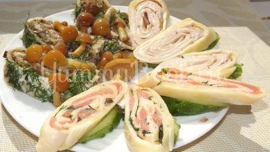 Photo of Вкусные рулеты с начинкой