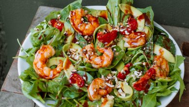 Photo of Салат с авокадо и креветками