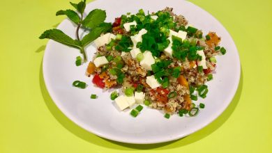 Photo of Вегетарианский салат с киноа